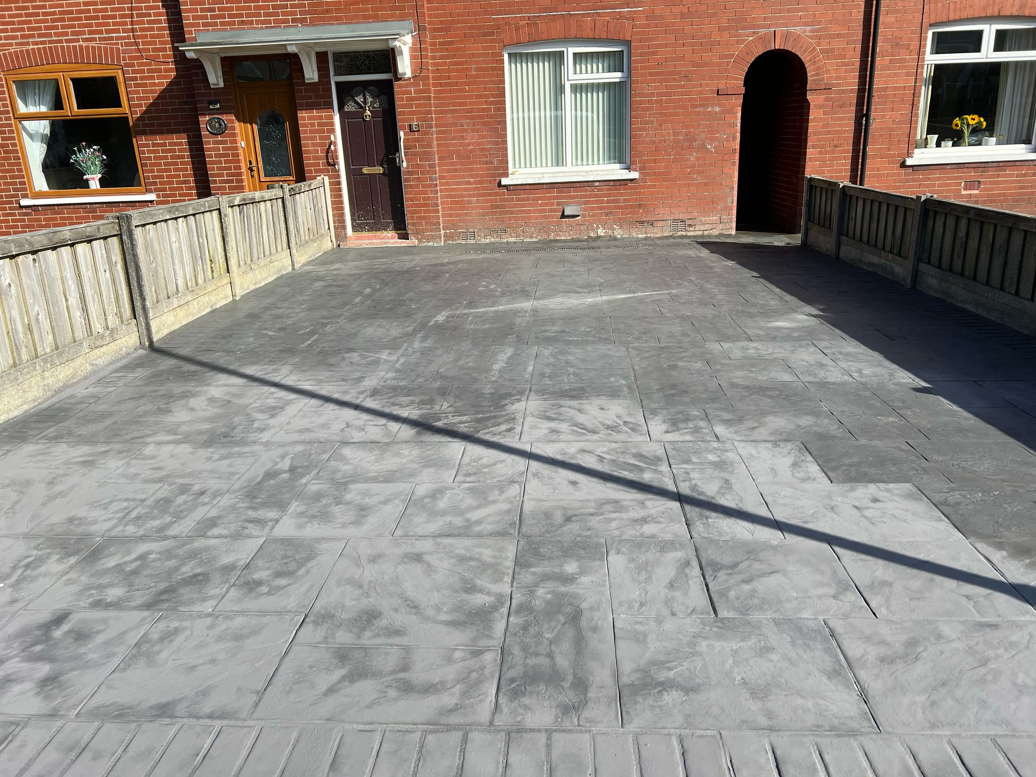 Ashlar Slate Pattern in Grey Finish