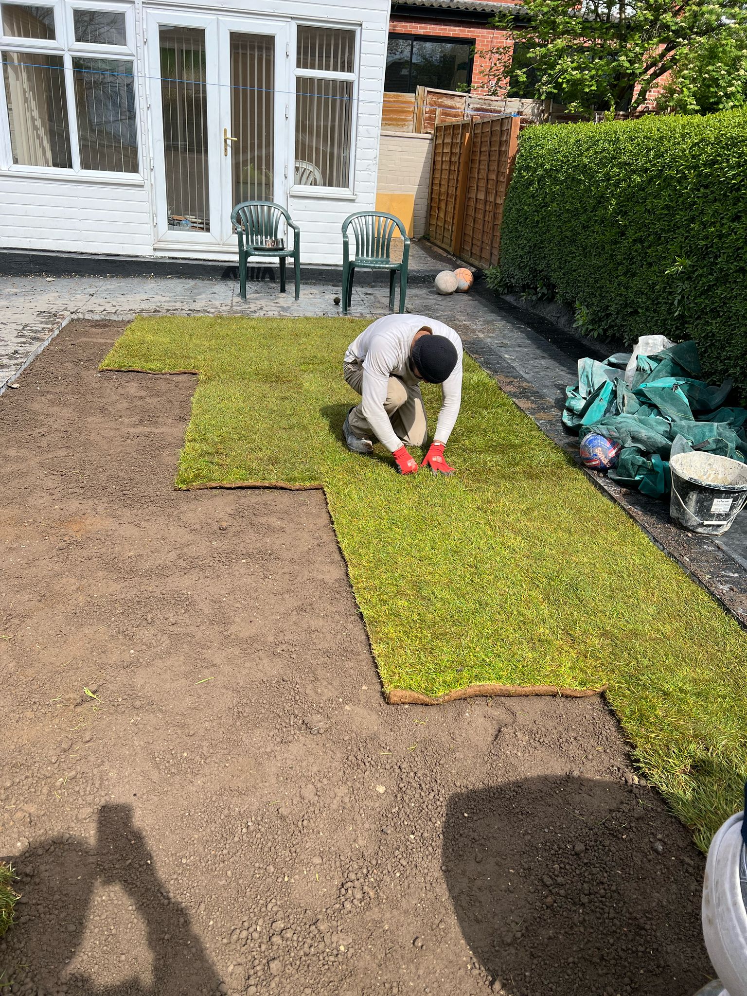 Garden Turf Laying – Natural Lawn Installation